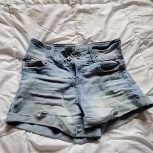Denim shorts